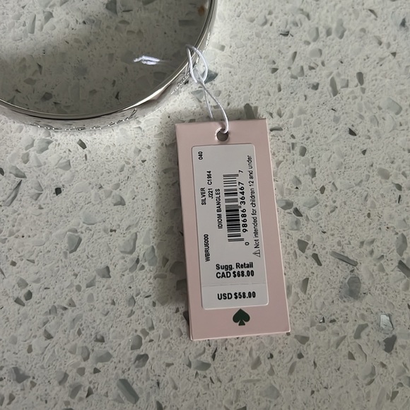 BRAND NEW Kate Spade Engraved Friendship Bracelet - Picture 4 of 5